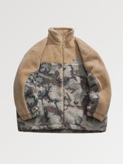 Tarnfleece aus Wolle 'MILITARY' – Sweatshirt im Streetwear-Stil für Herren und Damen