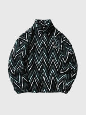 Vintage Streetwear Fleece 'Hazume' – Oversize, Sweatshirt im japanischen Design