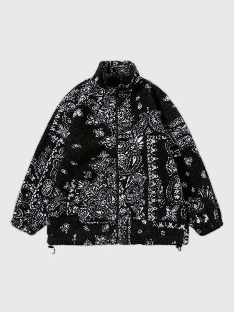 Vintage Harajuku Fleece 'Sokito' – Oversize, Sweatshirt im japanischen Design