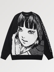 Herrenpullover im japanischen Stil 'Blackzicome' – Sweatshirt im Streetwear-Stil für Herren und Damen