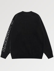 Herrenpullover im japanischen Stil 'Blackzicome' – Oversize, Sweatshirt im japanischen Design