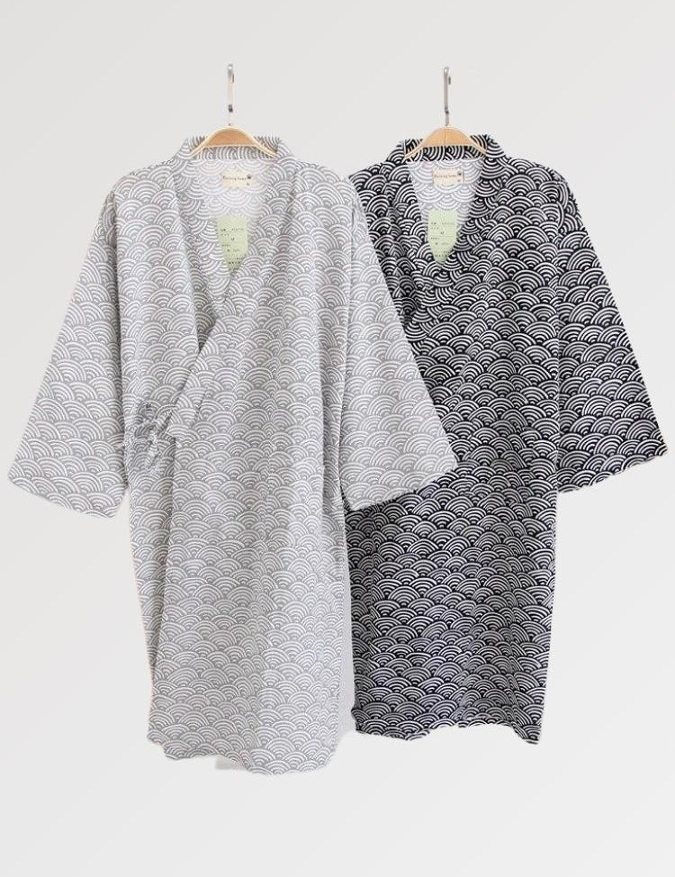 Japan Schlafanzug Mann 'Cloud Gray' Japanstreet