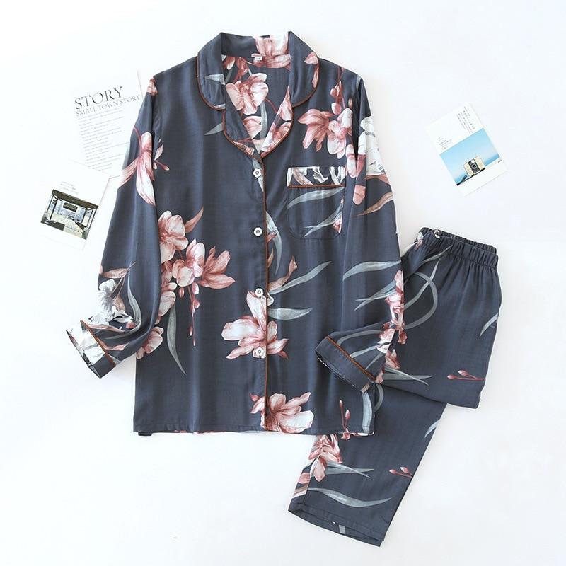 Pyjama aus japanischer Baumwolle – bequem, Pyjama im japanischen Design
