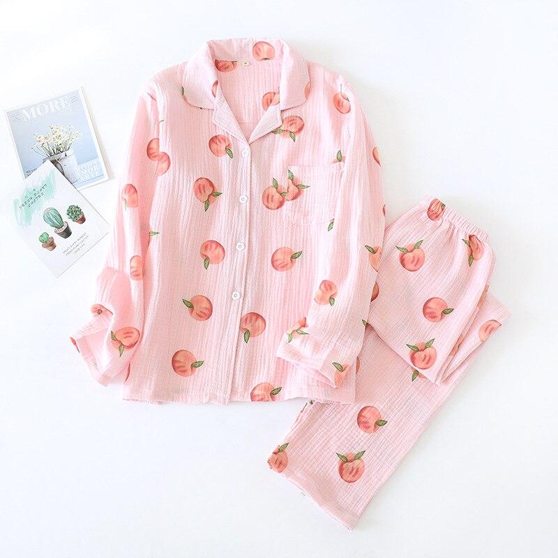 Pyjama aus japanischer Baumwollgaze – Pyjama für zu Hause, Premium-Qualität