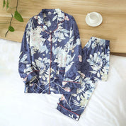 Japanische Satin-Pyjamas für Frauen – Pyjama im japanischen Stil für Herren und Damen
