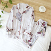 Japanische Satin-Pyjamas für Frauen – Pyjama für zu Hause, Premium-Qualität