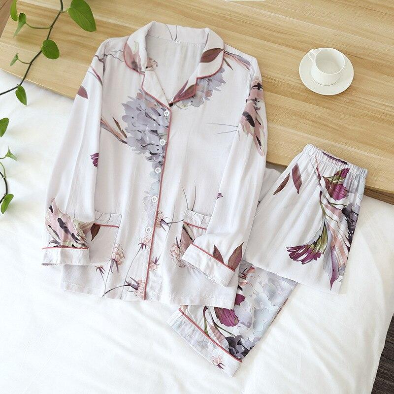 Japanische Satin-Pyjamas für Frauen – Pyjama für zu Hause, Premium-Qualität