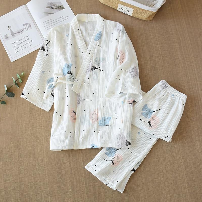 Japanischer Damen-Pyjama 'Omotesando' – Pyjama im japanischen Stil für Herren und Damen