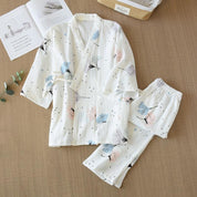Japanischer Damen-Pyjama 'Omotesando' – Pyjama im japanischen Stil für Herren und Damen