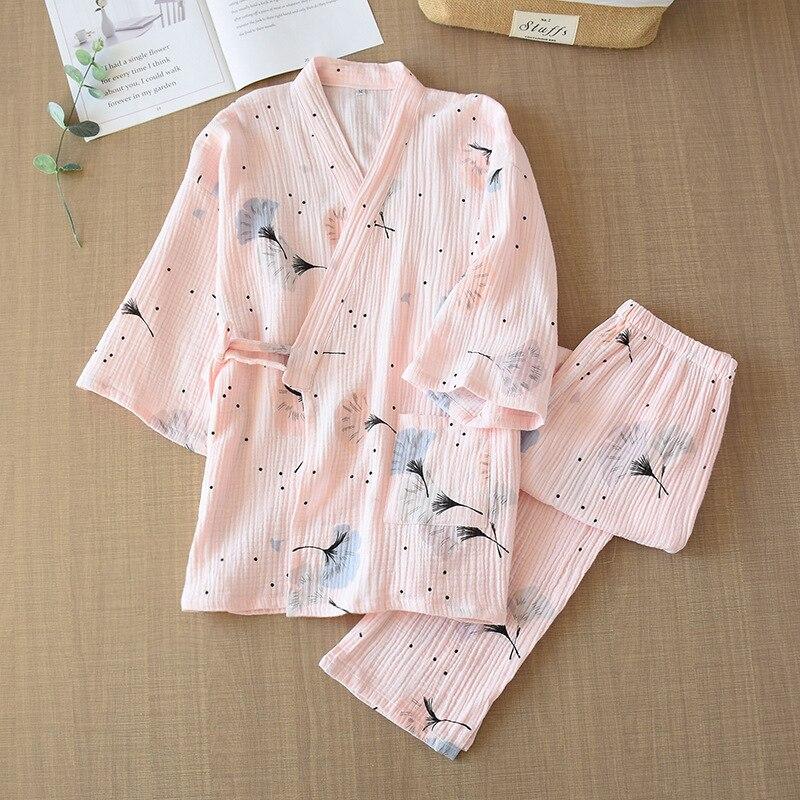 Japanischer Damen-Pyjama 'Omotesando' – bequem, Pyjama im japanischen Design