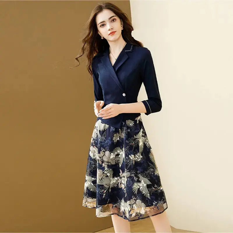 Modernes japanisches Kleid 'Kazuko' – Kleid im japanischen Stil für Damen