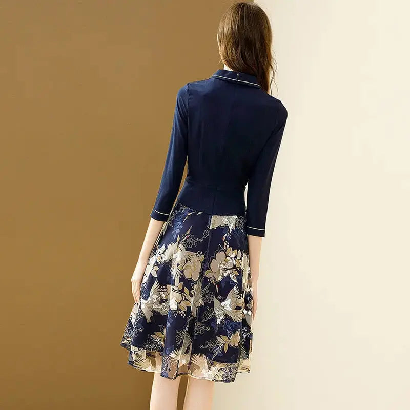 Modernes japanisches Kleid 'Kazuko' – elegant, Kleid im japanischen Design