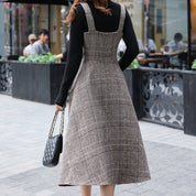Japanisches Stoffkleid 'Ofisu' – elegant, Kleid im japanischen Design