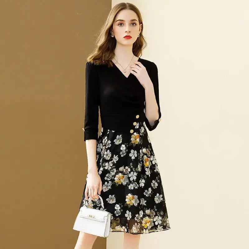 Japanisches Abendkleid 'Hanako' – Kleid im japanischen Stil für Damen