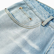 Leicht gewaschene Denim-Shorts – Shorts für den Sommer, Premium-Qualität