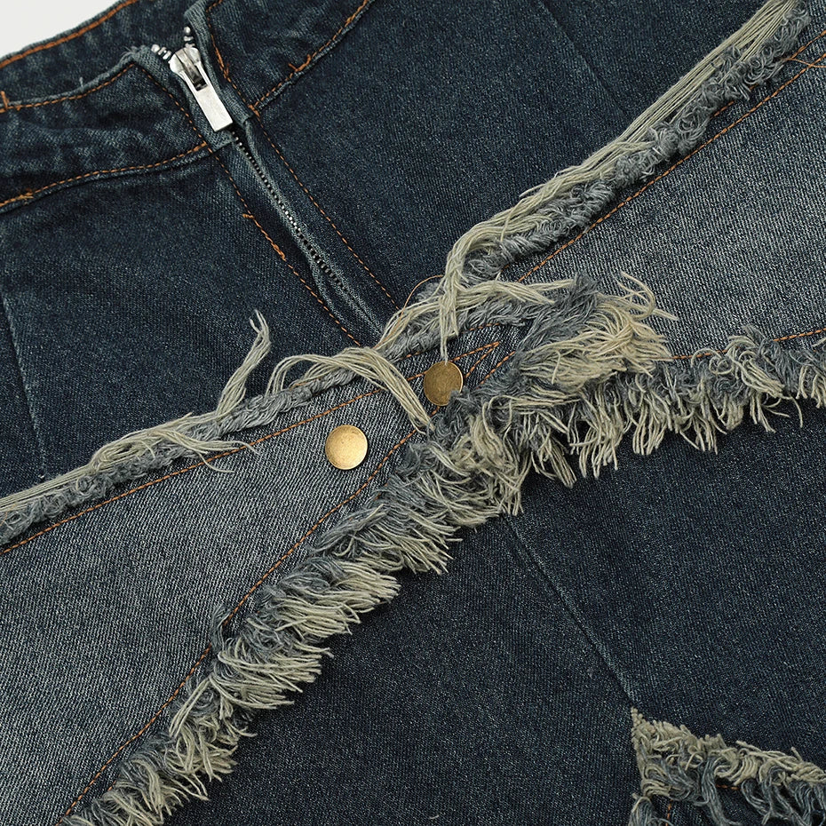 Distressed Denim Shorts – Shorts für den Sommer, Premium-Qualität