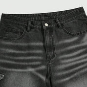 Denim-Shorts mit Stern-Print – Shorts für den Sommer, Premium-Qualität
