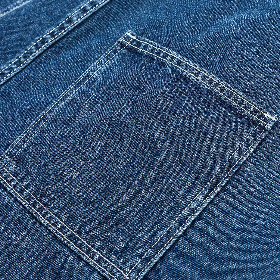 Raw Denim-Shorts – Detail: leicht, Shorts japanischen Stil
