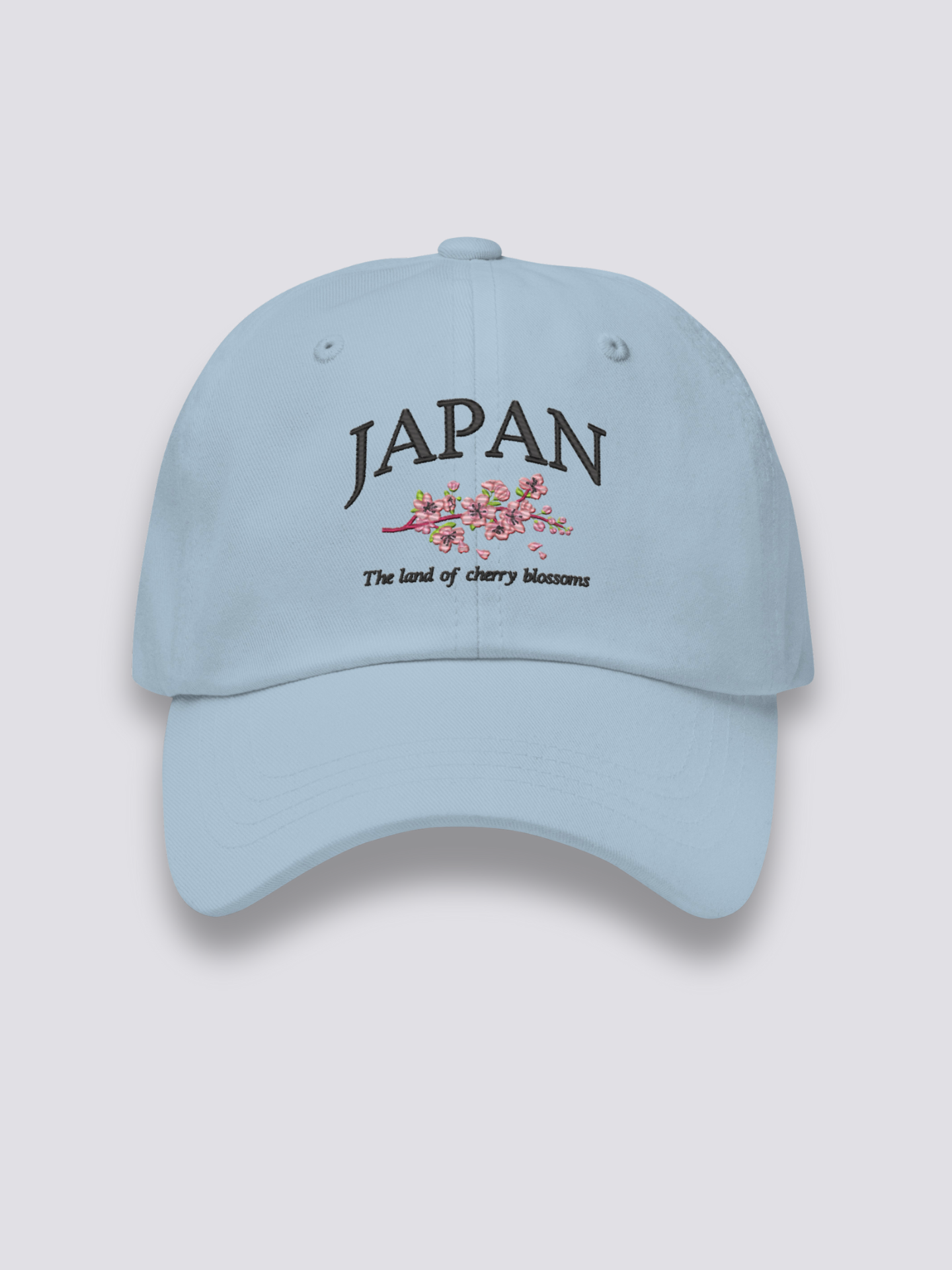 Sakura-Mütze – bestickt, Baseball Cap im japanischen Design