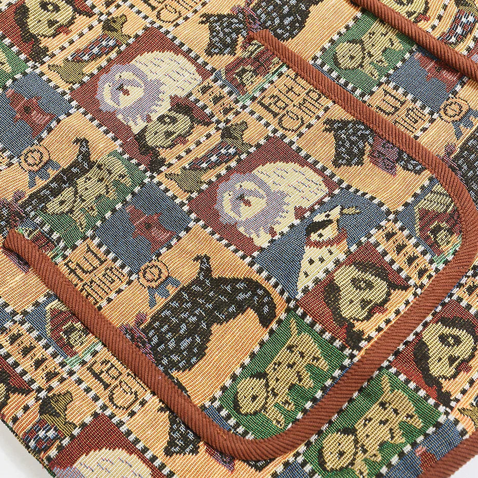 Jacquard Jacke – Detail: japanisches Motiv, Bomberjacke japanischen Stil