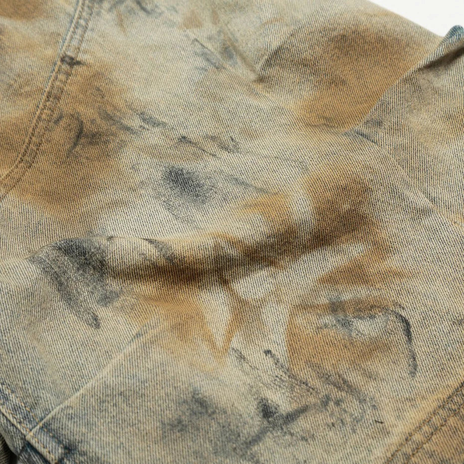 Acid Wash Denim Shorts – Shorts für den Sommer, Premium-Qualität