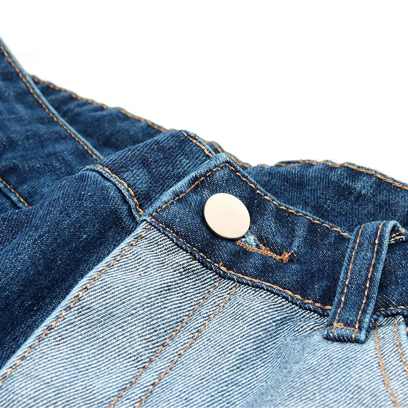 Ausgefranste Denim-Shorts – Shorts für den Sommer, Premium-Qualität