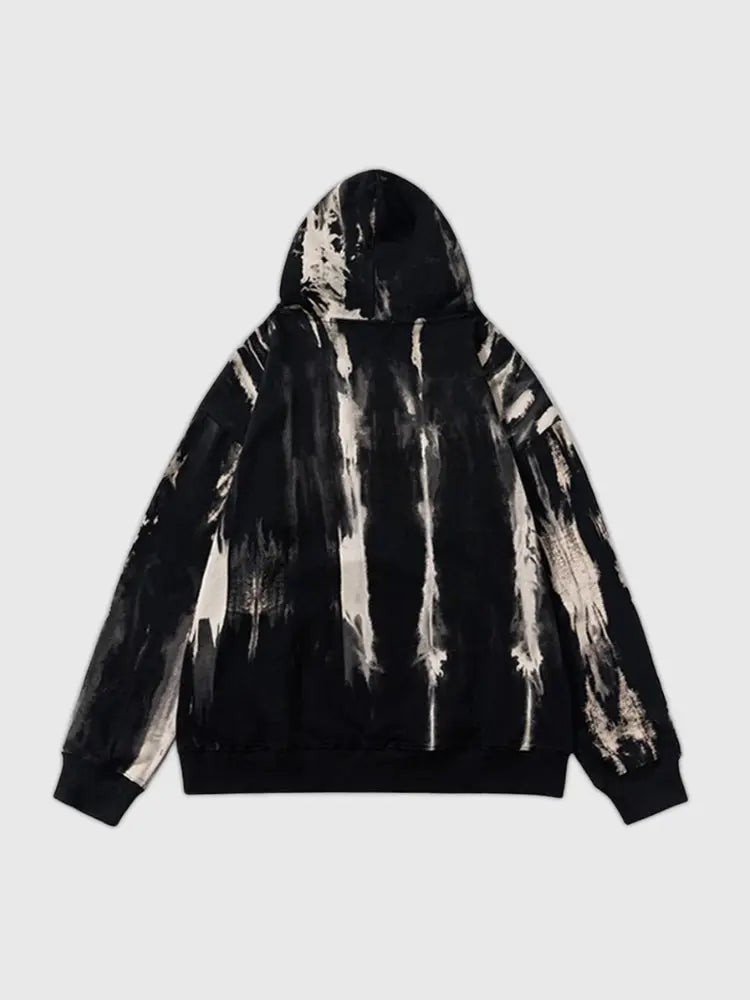 Streetwear-Hoodie 'Tora x Akino' – Detail: Kapuzenpullover, Hoodie japanischen Stil