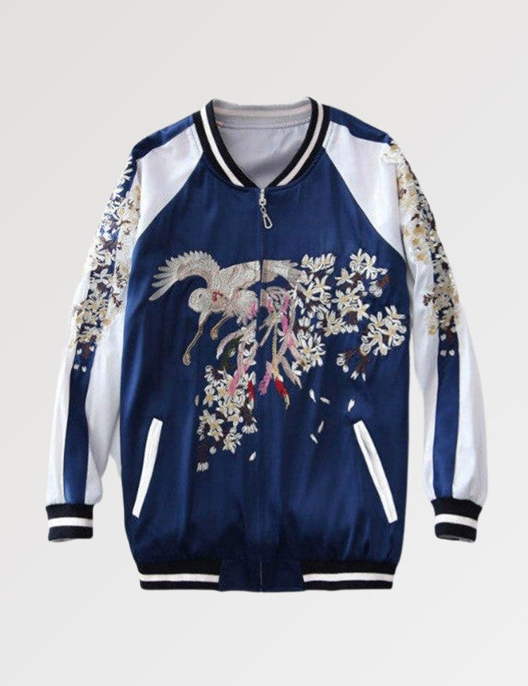 Murayama-Sukajan 'Seit 1992' – Patches, Varsity-Jacke im japanischen Design