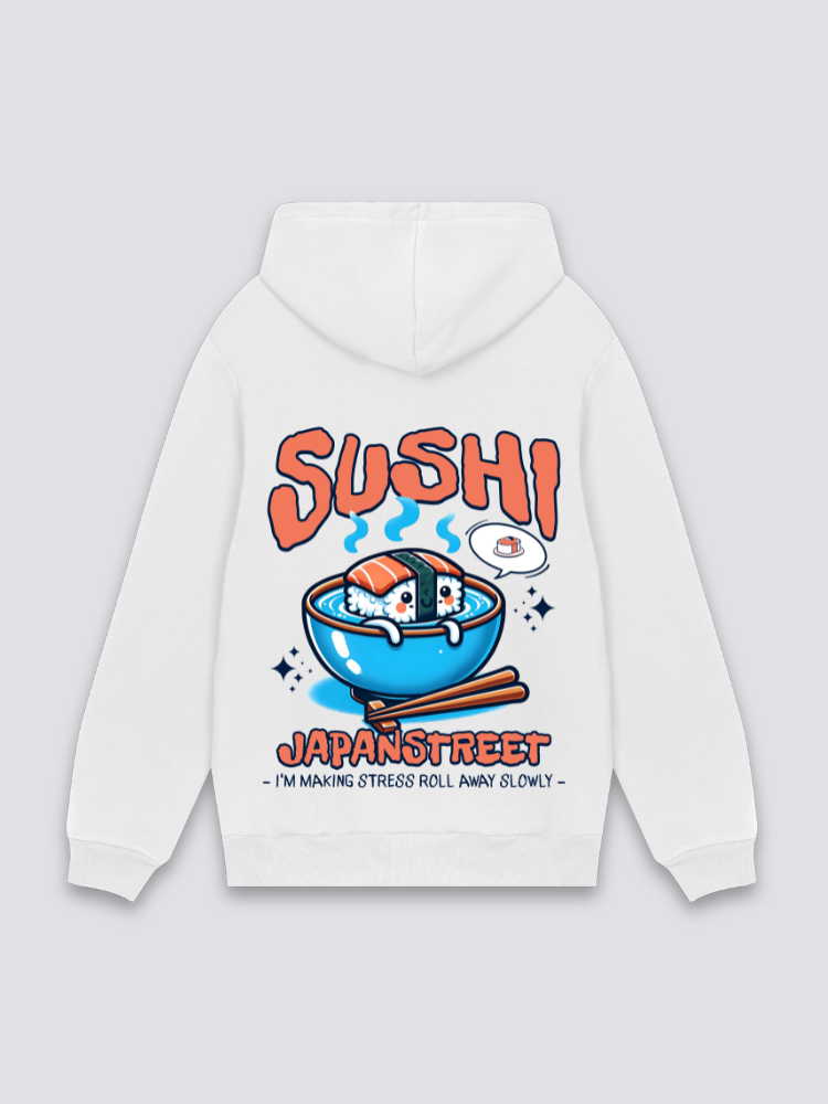 Sushi Hoodie – Oversize, Hoodie im japanischen Design
