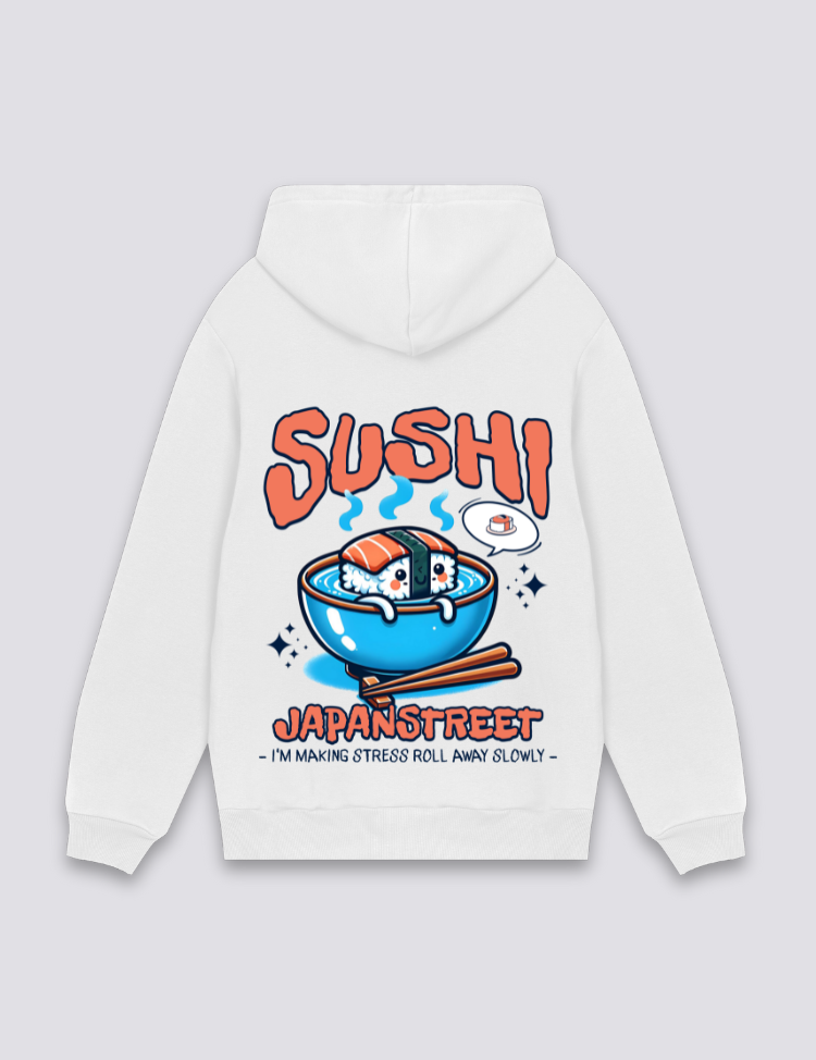 Sushi Hoodie – Oversize, Hoodie im japanischen Design