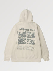 Japanischer Sweat-Kapuzenpullover 'Unlucky' – Hoodie im Streetwear-Stil für Herren und Damen