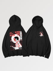 Japanisches Sweatshirt 'Akioloas' – Detail: Rundhals, Sweatshirt japanischen Stil