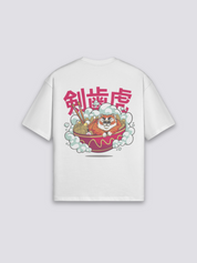 T-Shirt mit japanischer Schrift – T-Shirt im Streetwear-Stil für Herren und Damen