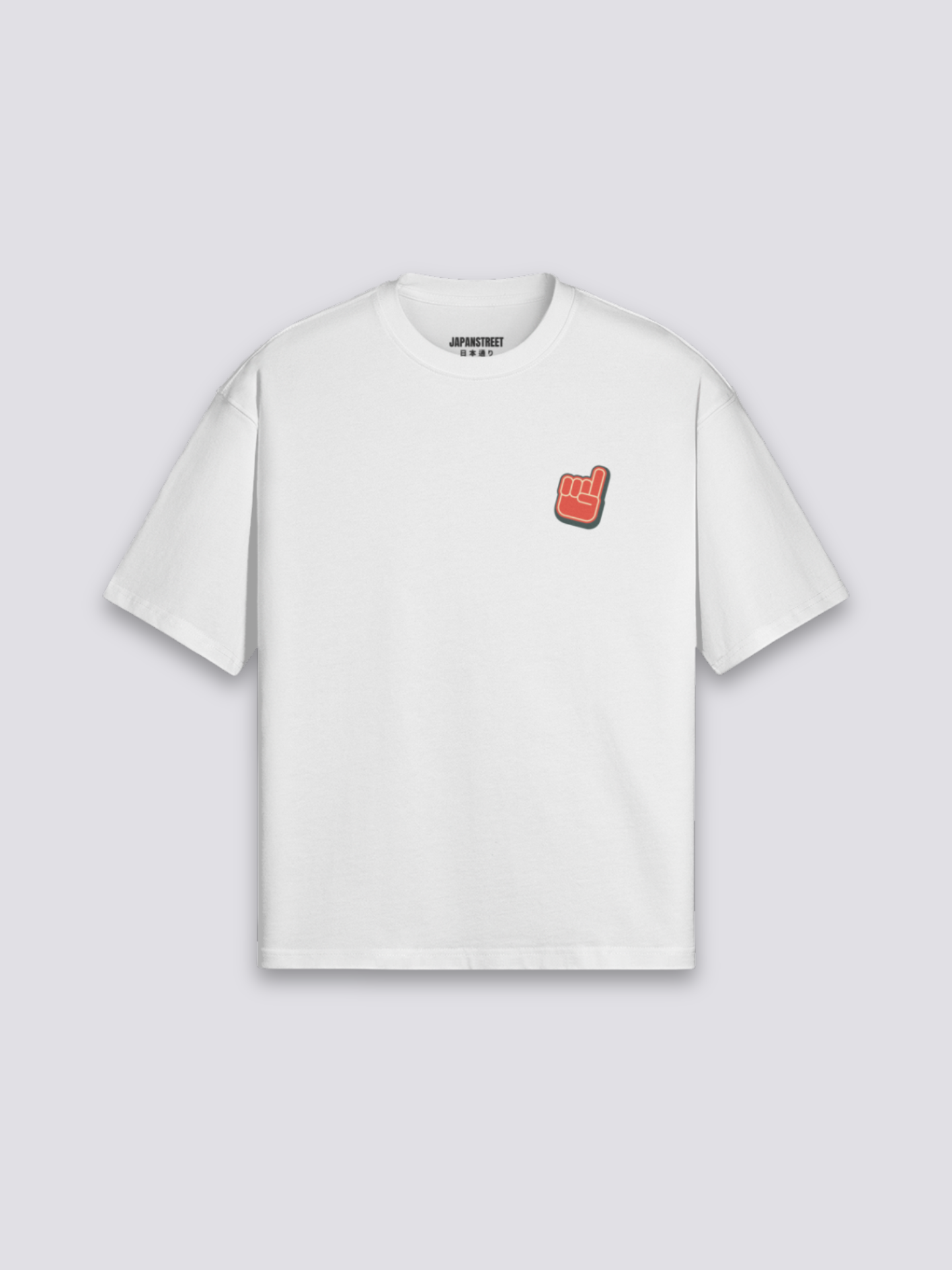 Ramen T-Shirt – Styling-Aufnahme im Streetwear-Stil