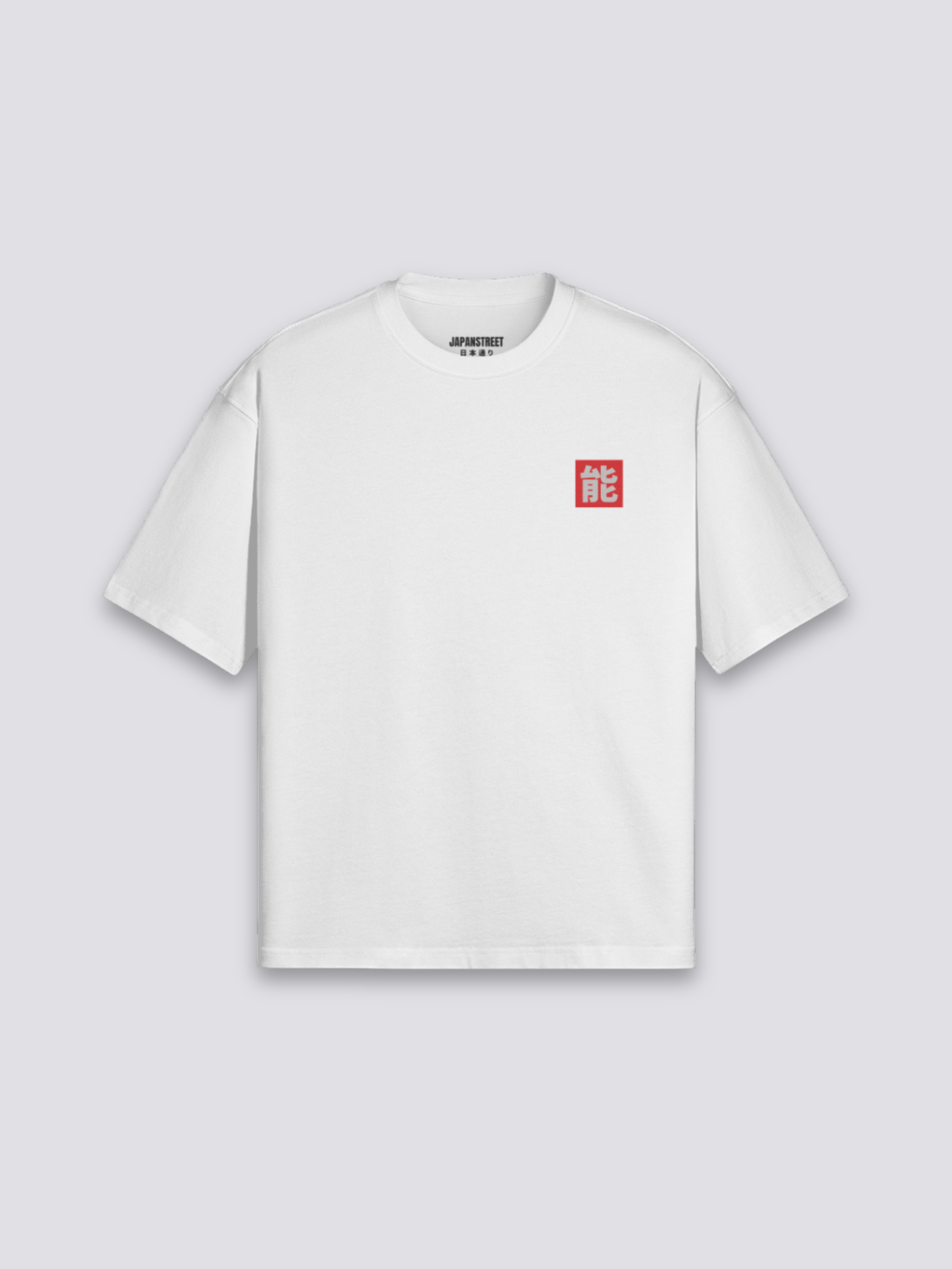 Japanisches Design-T-Shirt – Nahaufnahme T-Shirt mit japanischem Motiv