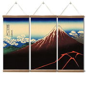 Japanisches Wandbild 'Fuji Hakuro' – Kunstwerk, Gemälde im japanischen Design