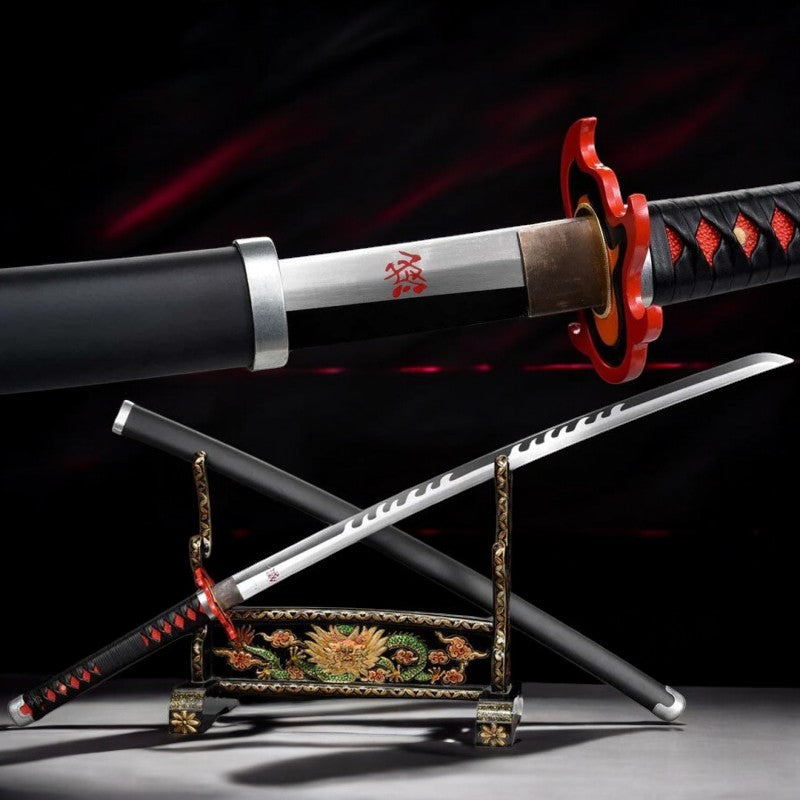 Tanjiro Katana (Dämonentöter) – Katana im traditionellen japanischen Stil für Unisex