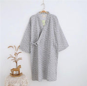 Japanischer Herrenpyjama 'Cloud Gray' – Pyjama für zu Hause, Premium-Qualität