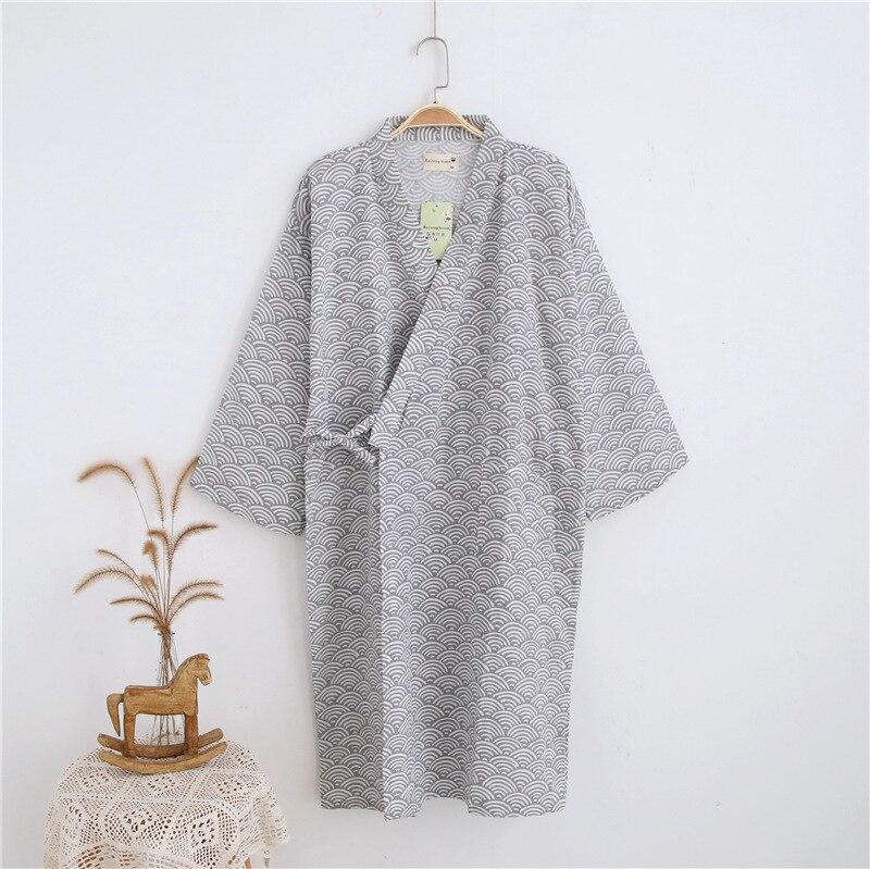 Japanischer Herrenpyjama 'Cloud Gray' – Pyjama für zu Hause, Premium-Qualität