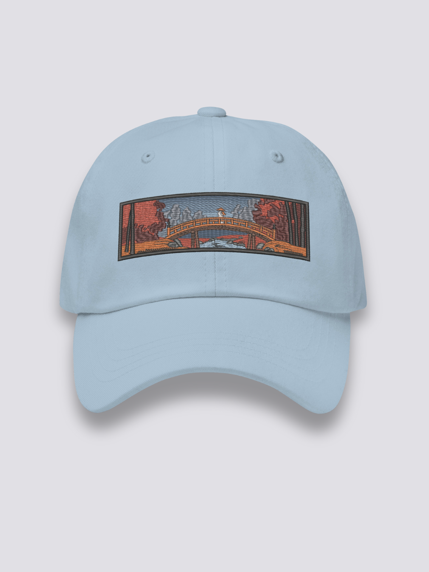 Ukiyo-e Bestickte Mütze – Detail: verstellbar, Baseball Cap japanischen Stil