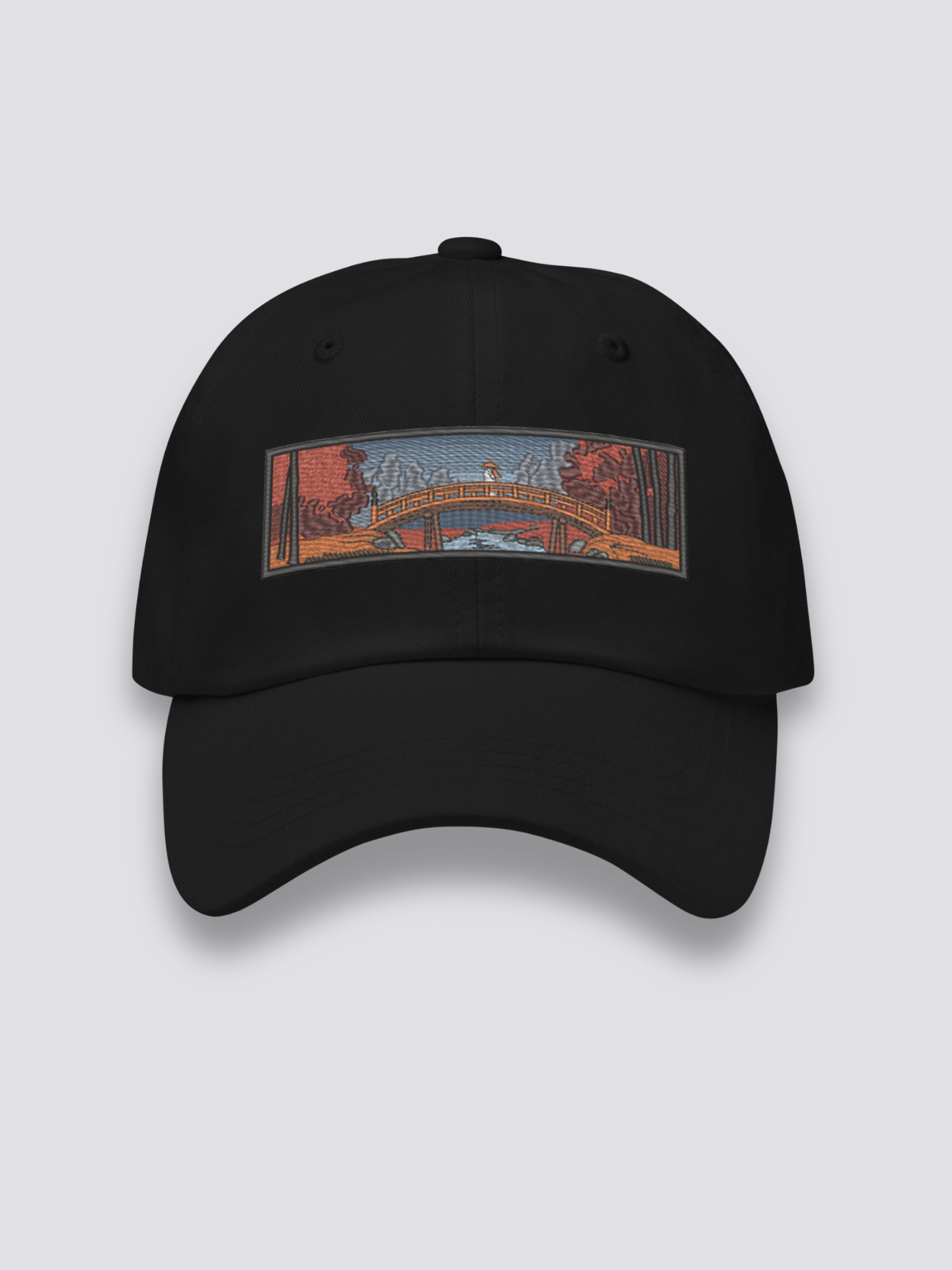 Ukiyo-e Bestickte Mütze – Baseball Cap im Streetwear-Stil für Herren und Damen