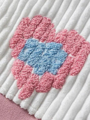 Geblümte Patchwork-Jacke 'Herz' – Detail: japanisches Motiv, Bomberjacke japanischen Stil