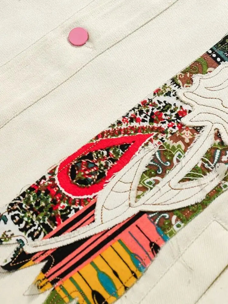 Harajuku Jeansjacke 'Indian' – Bomberjacke für die Übergangszeit, Premium-Qualität
