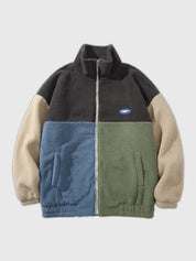 Minimalistische Fleece-Jacke 'Korima' – Sweatshirt im Streetwear-Stil für Herren und Damen