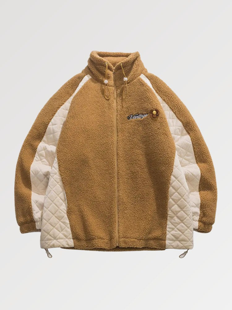 Streetwear Fleece-Jacke 'VANTAGE' – Sweatshirt im Streetwear-Stil für Herren und Damen