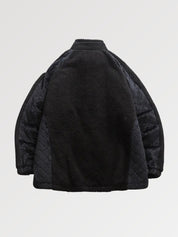 Streetwear Fleece-Jacke 'VANTAGE' – Detail: Rundhals, Sweatshirt japanischen Stil