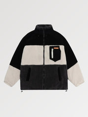 Wollfleece-Jacke 'MCEOR' – bestickt, Bomberjacke im japanischen Design