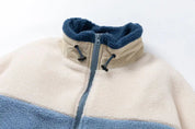 Wollfleece-Jacke 'MCEOR' – mit Reißverschluss: detailreicher Bomberjacke im japanischen Stil