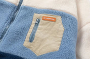 Wollfleece-Jacke 'MCEOR' – Nahaufnahme Bomberjacke mit japanischem Motiv