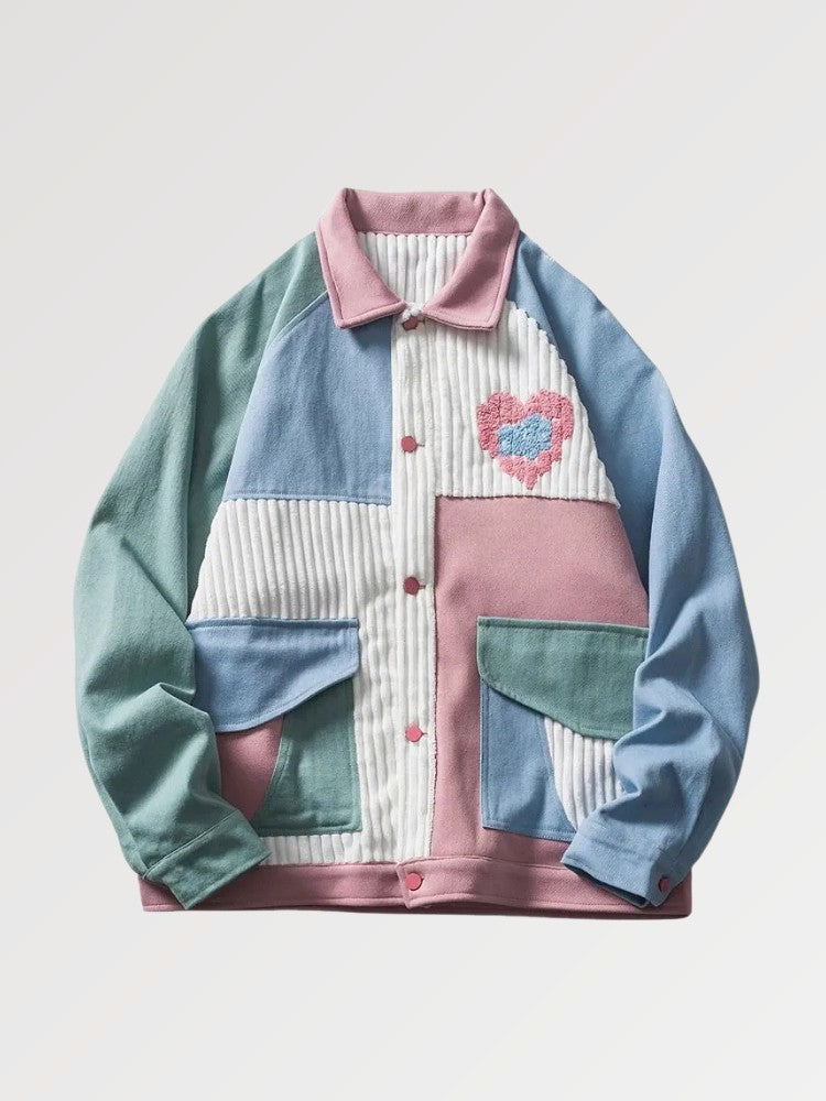Harajuku Streetwear Jacke 'HRT711' – Bomberjacke im Sukajan-Stil für Herren und Damen
